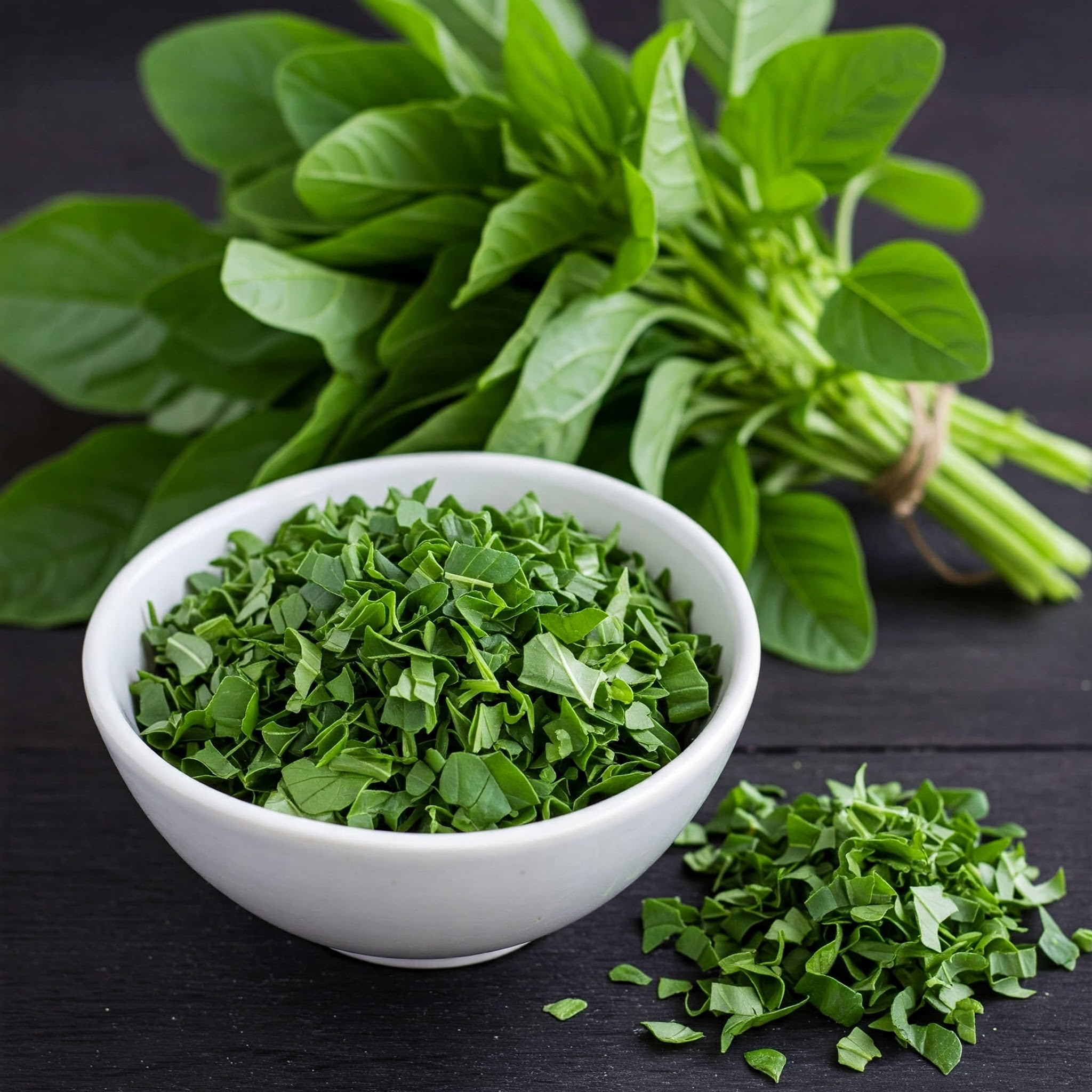 English amaranth leaves - Chopped - 1kg